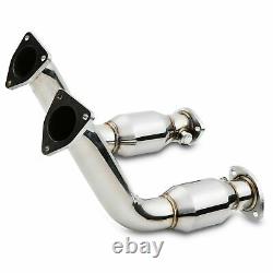 200 Cell Cpi Sports Cat Stainless Exhaust Downpipe For Nissan 350z Z33 3.5 03-06