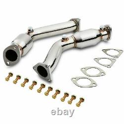 200 Cell Cpi Sports Cat Stainless Exhaust Downpipe For Nissan 350z Z33 3.5 03-06