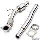 200 Cell Cpi Sports Cat Stainless Exhaust Downpipe For Skoda Octavia 2.0 Fsi