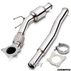 200 Cell Cpi Sports Cat Stainless Exhaust Downpipe For Skoda Octavia 2.0 Fsi