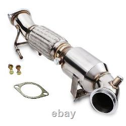 200cpi 3 SPORTS CAT STAINLESS EXHAUST FLEXI DOWNPIPE FOR FORD FOCUS ST 250 ST3