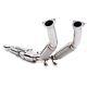200cpi SPORTS CAT STAINLESS EXHAUST FLEXI DOWNPIPE FOR VW GOLF MK5 3.2 R32 04-09