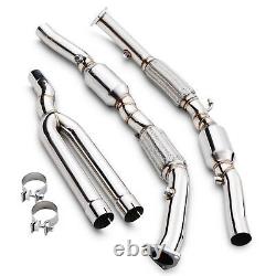 200cpi SPORTS CAT STAINLESS EXHAUST FLEXI DOWNPIPE FOR VW GOLF MK5 3.2 R32 04-09