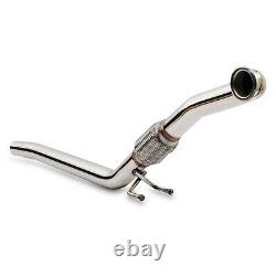 2.25 Stainless Exhaust De Cat Bypass Decat Downpipe For Seat Leon Altea 2.0 Tdi