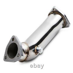 2.5-3 Stainless Race Exhaust De Cat Decat Down Pipe For Audi A4 B6 1.8t 20v