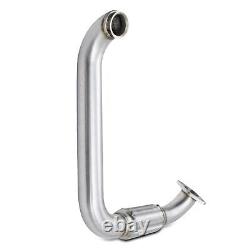2.5 Stainless Decat Down Pipe Exhaust De Cat For Ford Fiesta Mk6 1.6 Tdci 04-08