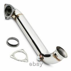 2.5 Stainless Exhaust De Cat Decat Downpipe For Bmw Mini R56 R60 Cooper S Turbo