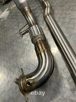 3.5 200 Cell Sports Cat Downpipe Audi S3 8P 2.0T Quattro Stainless Exhaust MPD