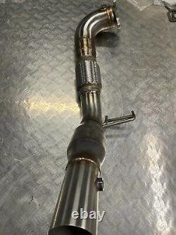 3.5 200 Cell Sports Cat Downpipe Audi TTS MK2 Quattro Stainless Exhaust MPD