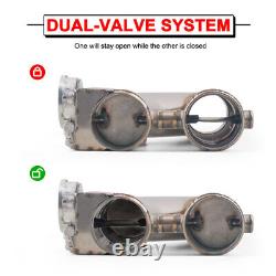 3'' 76mm Electric Exhaust Downpipe Pipe Dual Valve Seal Upgrade Kit