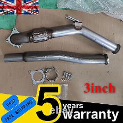 3 Inch Exhaust De Cat Decat Downpipe For Vw Golf Scirocco Mk5 Mk6 2.0 Gti Euro 5