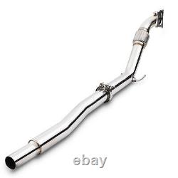 3 STAINLESS EXHAUST DECAT DE CAT PIPE DOWNPIPE Fits VW GOLF MK5 MK6 2.0 GTI