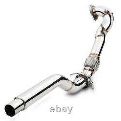 3 Stainless Exhaust De Cat Bypass Decat Downpipe For Audi A3 S3 8l Tt 8n 225