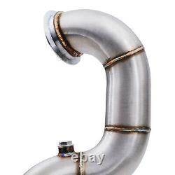 3 Stainless Exhaust De Cat Decat Downpipe For Audi A3 8v 1.8 Tfsi Fwd 180ps
