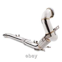 3 Stainless Exhaust De Cat Decat Downpipe For Audi Sq2 / S3 8v 2.0 Tsi 2013+