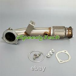 3 Stainless Exhaust De Cat Decat Downpipe For Ford Fiesta MK7 ST180 1.6L