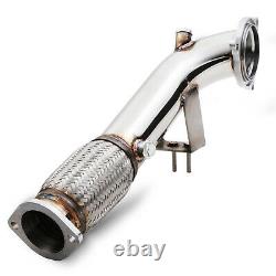 3 Stainless Exhaust De Cat Decat Downpipe For Ford Fiesta St 180 St180 Ecoboost