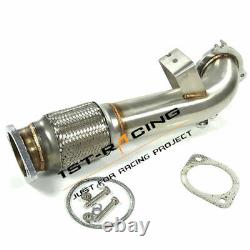 3 Stainless Exhaust De Cat Decat Downpipe For Ford Fissta ST 180 ST180 Ecoboost