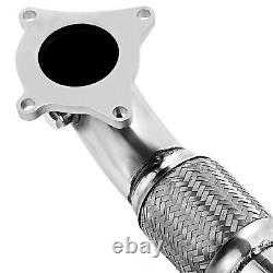 3 Stainless Exhaust De Cat Decat Downpipe For Vw Golf 2.0 Gti Mk5 Mk6 Scirocco