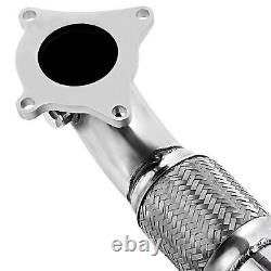 3 Stainless Exhaust De Cat Decat Downpipe For Vw Golf Mk5 Mk6 2.0 Gti Scirocco