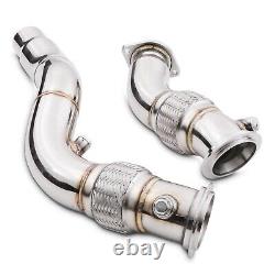 3 Stainless Exhaust De Cat Down Pipe Decat For Bmw 4 Series F82 M4 S55 14-19