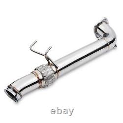 3 Stainless Race Sport Exhaust De Cat Decat Downpipe For Ford Focus Mk3 Rs 2.3