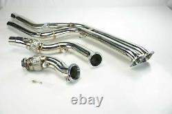 3 Stainless Steel Exhaust Down Pipe & De Cat Pipe Decat For Bmw M4 F82 M3 F80
