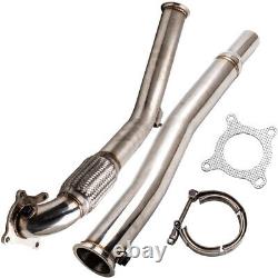 3 Stainless Steel T304 Decat Downpipe FOR VW Golf Mk5 MK6 AUDI A3 2.0 GTI New