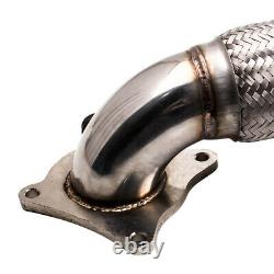 3 Stainless Steel T304 Decat Downpipe FOR VW Golf Mk5 MK6 AUDI A3 2.0 GTI New