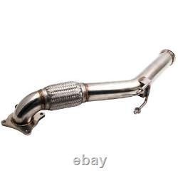 3 inch Stainless Steel T304 Decat Downspout FOR VW Golf Mk5 MK6 AUDI A3 2.0 GTI