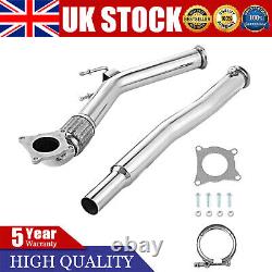 3inch Stainless Exhaust Decat De Cat Pipe Downpipe For Vw Scirocco Jetta Eos 2.0