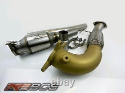 AUDI S3 8P 76MM 100 Cell BCS Sports Cat Downpipe WEB SALE NOW ON
