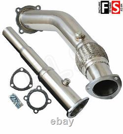 Audi A3 1.8t Turbo Stainless Steel 3 Exhaust Downpipe Decat Pipe Cat Pipe 01