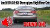 Audi B8 A4 A5 Exhaust Comparison Downpipe Highflow Cat Ecs Tuning