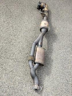 Audi TTS mk2 downpipe with cat exhaust