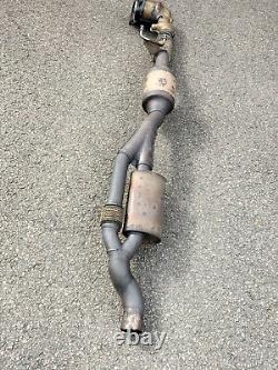 Audi TTS mk2 downpipe with cat exhaust