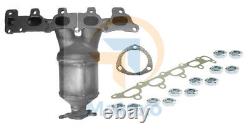 BM91424H Catalytic Converter with Down Pipe BM70602 LEFT CURVE