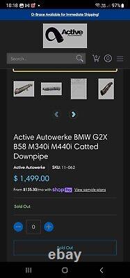 BMW M240 M340 M440 high flow sports cat-active autowerke-not opf ppf models