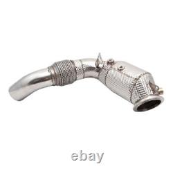 BMW M5 F10 M6 F11 2011-2016 Performance Exhaust Downpipe with Cat & Heat Shield