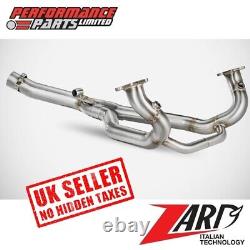 BMW R1300GS 2023 Zard Stainless De-CAT Race Exhaust Header Pipe Set Down Pipes