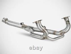 BMW R1300GS 2023 Zard Stainless De-CAT Race Exhaust Header Pipe Set Down Pipes