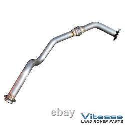 BRITPART Downpipe Exhaust Pipe No Cat For Defender 90'07-On 2.4 Puma EU4 Diesel