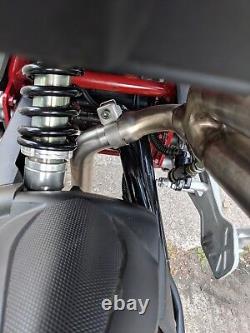 Benelli TNT125 TNT135 Tornado +TNT Naked DeRes Down-Pipe Exhaust header UK Made