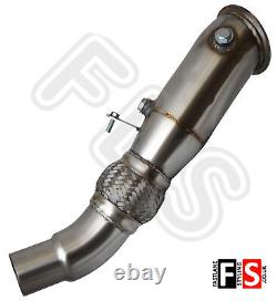 Bmw F22 F23 F30 F32 F33 F36 4 Stainless Steel De-cat Downpipe N20 Engine