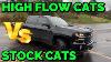 Chevy Silverado 5 3l High Flow Catalytic Converter Vs Stock