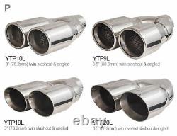 Cobra Sport Audi S3 8P Resonated Full Exhaust System with Decat Resonated AU09c