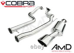 Cobra Sport Seat Leon Cupra R Full Exhaust Decat 3.0 Non Resonated 1M SE11d