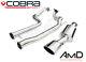 Cobra Sport Seat Leon Cupra R Full Exhaust Decat 3.0 Non Resonated 1M SE11d
