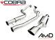 Cobra Sport Seat Leon Cupra R Full Exhaust Decat 3.0 Resonated 1M SE11c