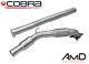 Cobra Sport VW MK5 Golf GTi TFSi 3 Large Bore Downpipe and Decat Exhaust VW19